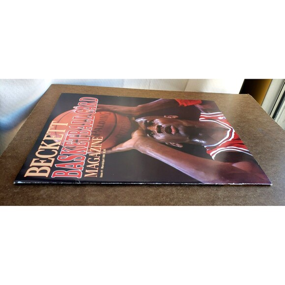 VTG 1990 Beckett MICHAEL JORDAN Basketball Card Magazine Premier Issue #1 SHARP! - Picture 7 of 14